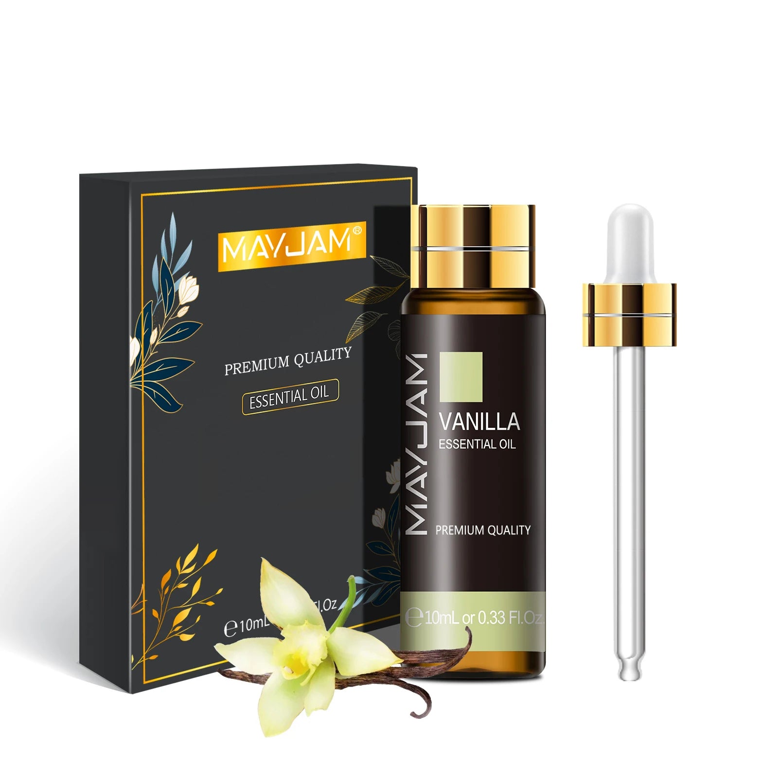 10ML Aromatic Diffuser Essential Oil Lavender Vanilla Myrrh Fragrance Oil for Soaps Candle Making Massage Humidifiers