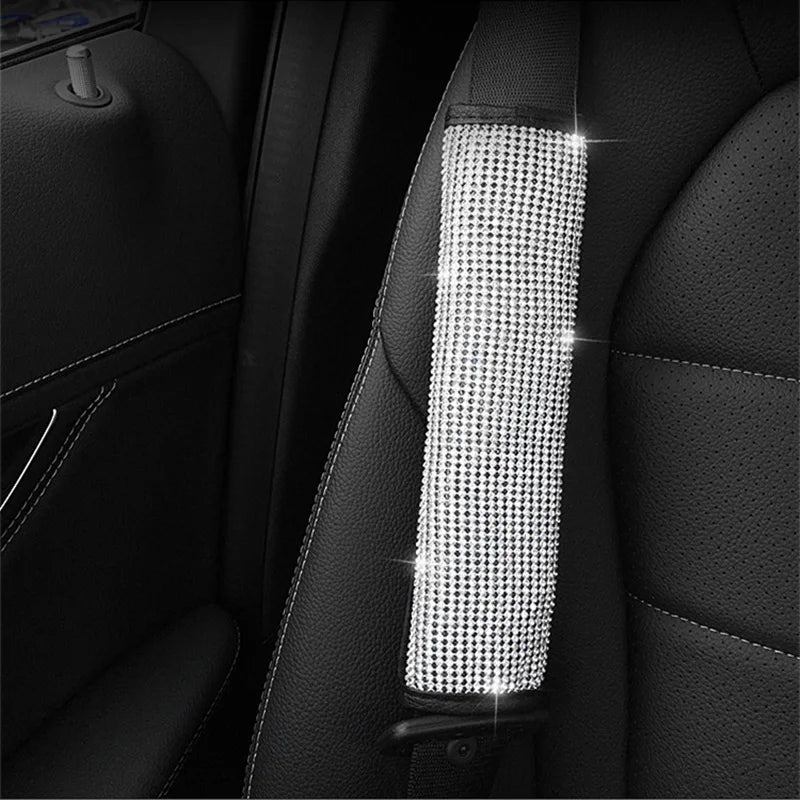Bling Steering Wheel Cover Crystal Rhinestone Diamond Car Steering Wheel Covers Car Styling Auto Accessories Set Series for Girl