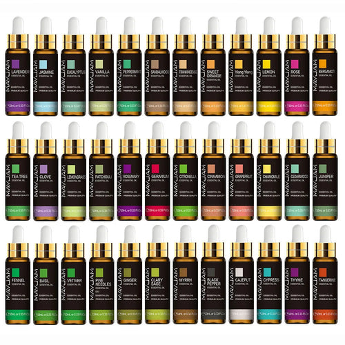 10ML Aromatic Diffuser Essential Oil Lavender Vanilla Myrrh Fragrance Oil for Soaps Candle Making Massage Humidifiers