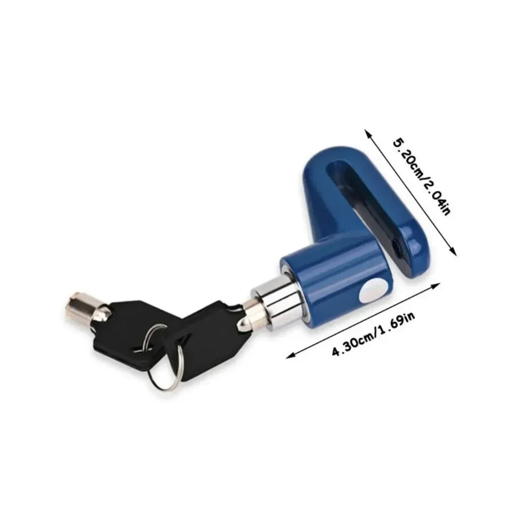 Anti-Theft Lock Electric Scooter Disc Brake Lock with Steel Wire Bicycle Mountain Bike Motorcycle Disc Lock Safety Theft Protec