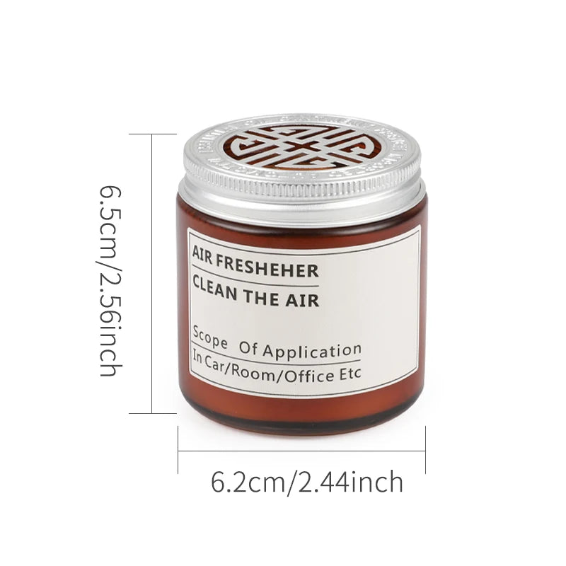 Car Air Freshener Car Cup Holder Aromatherapy Solid Balm Long-Lasting Car Perfume Car Gulong Perfume Car Interior Decorations