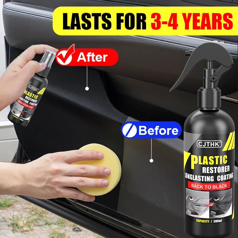 Plastic Restorer Back to Black Gloss Auto Plastic Rubber Exterior Repair Coating Leather Restore Auto Polish Cleaning Products