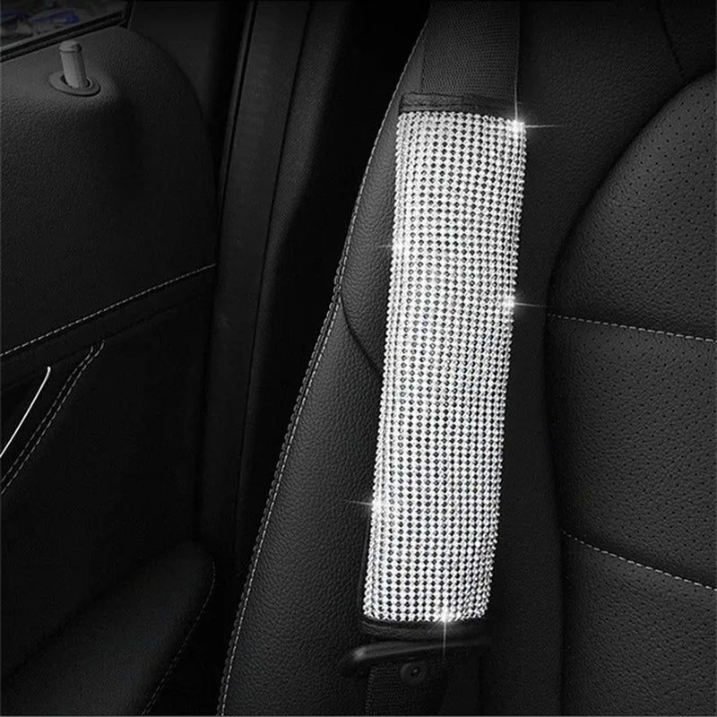 Bling Steering Wheel Cover Crystal Rhinestone Diamond Car Steering Wheel Covers Car Styling Auto Accessories Set Series for Girl