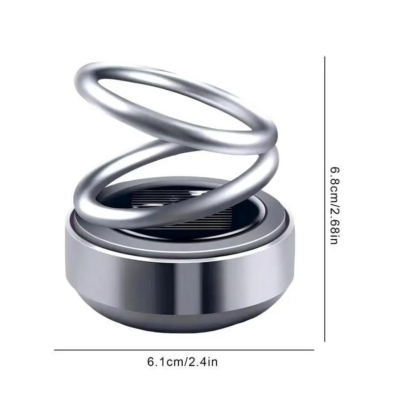 Car Rotating Perfume Ornaments Aromatherapy Car Air Fresheners Solar Powered Aroma Diffuser Car Decorations Accessories