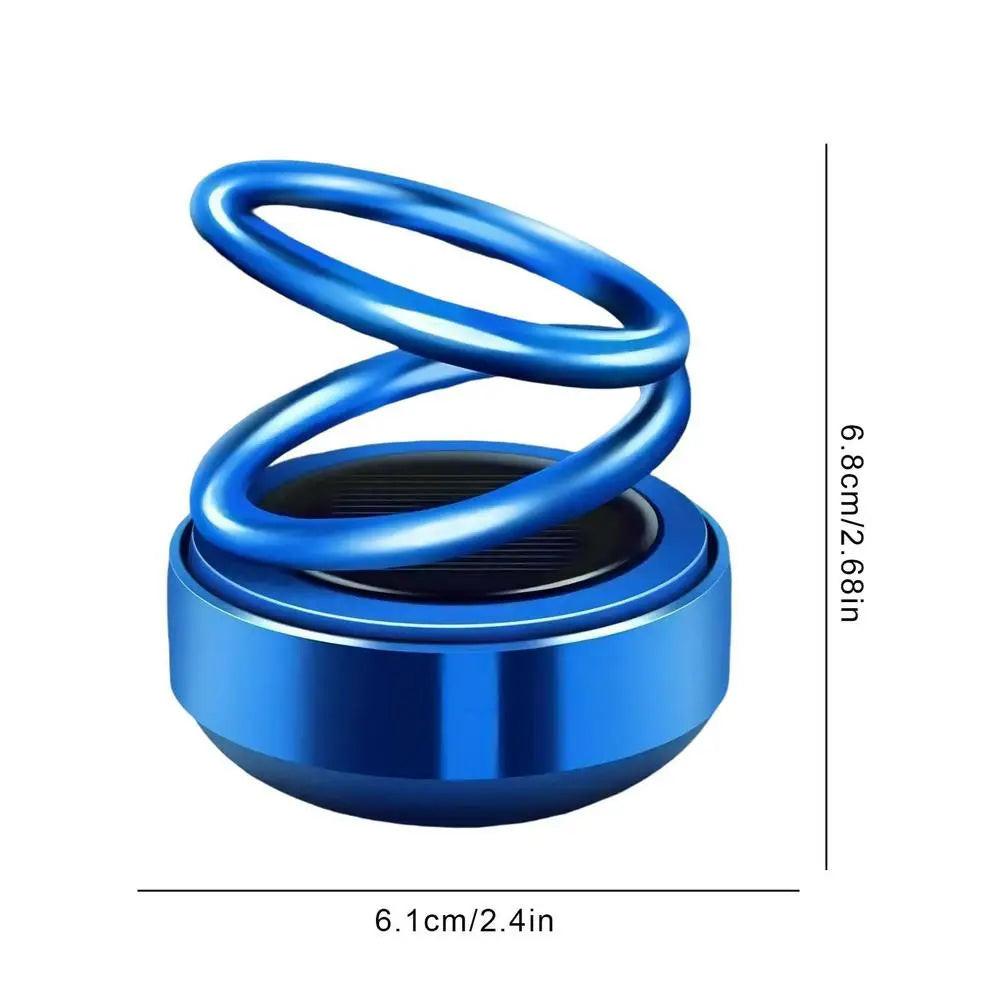Car Rotating Perfume Ornaments Aromatherapy Car Air Fresheners Solar Powered Aroma Diffuser Car Decorations Accessories