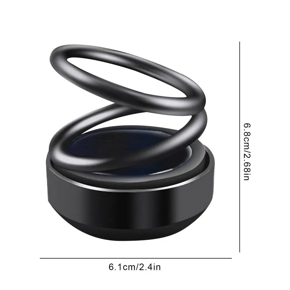 Car Rotating Perfume Ornaments Aromatherapy Car Air Fresheners Solar Powered Aroma Diffuser Car Decorations Accessories
