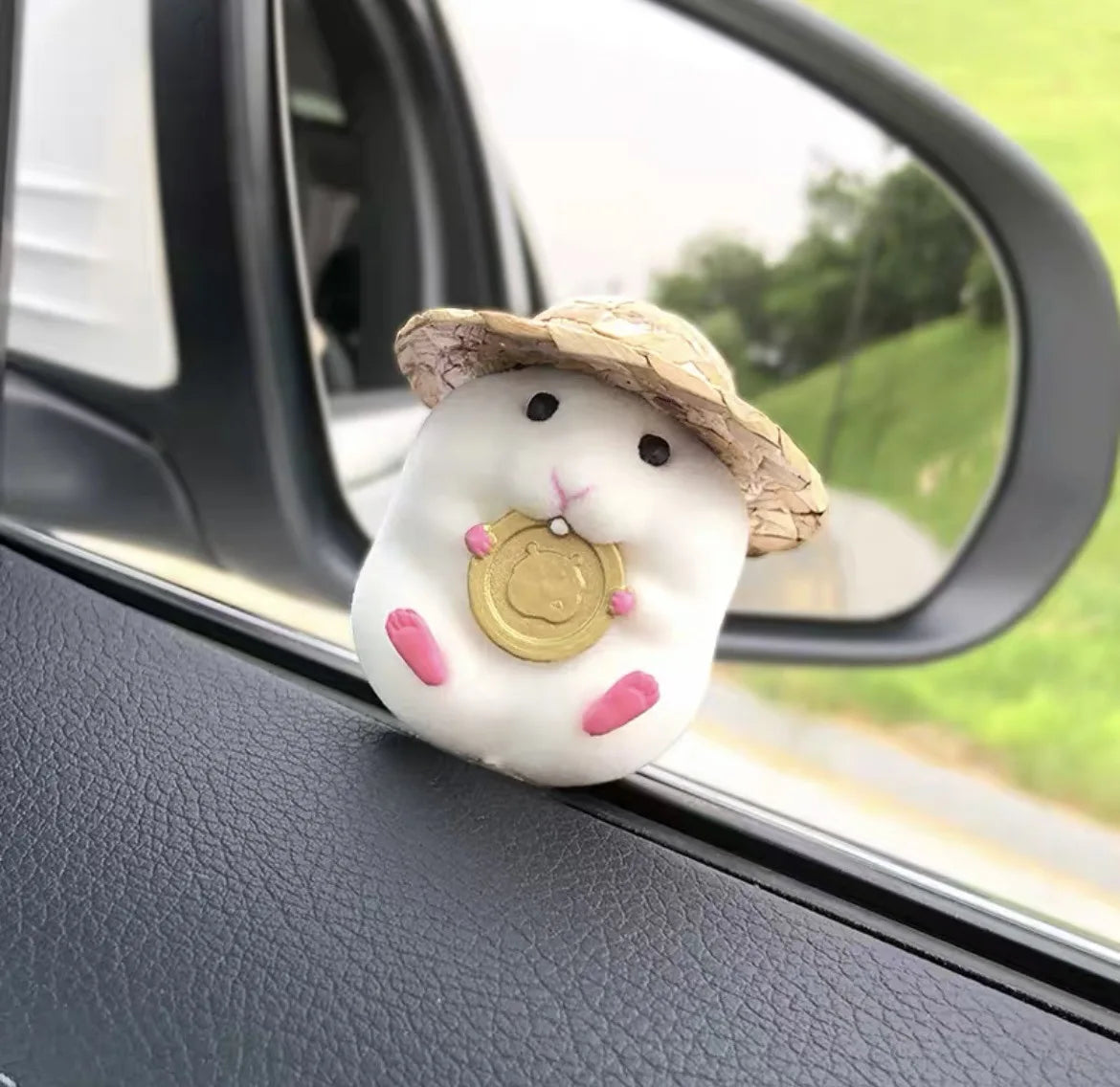 Car Decoration Hamster Car Accessories New Console Cute Doll Car Interior Pendant Car Decoration Cool Car Decoration
