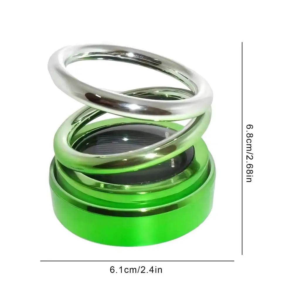 Car Rotating Perfume Ornaments Aromatherapy Car Air Fresheners Solar Powered Aroma Diffuser Car Decorations Accessories