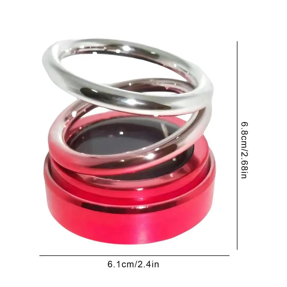 Car Rotating Perfume Ornaments Aromatherapy Car Air Fresheners Solar Powered Aroma Diffuser Car Decorations Accessories