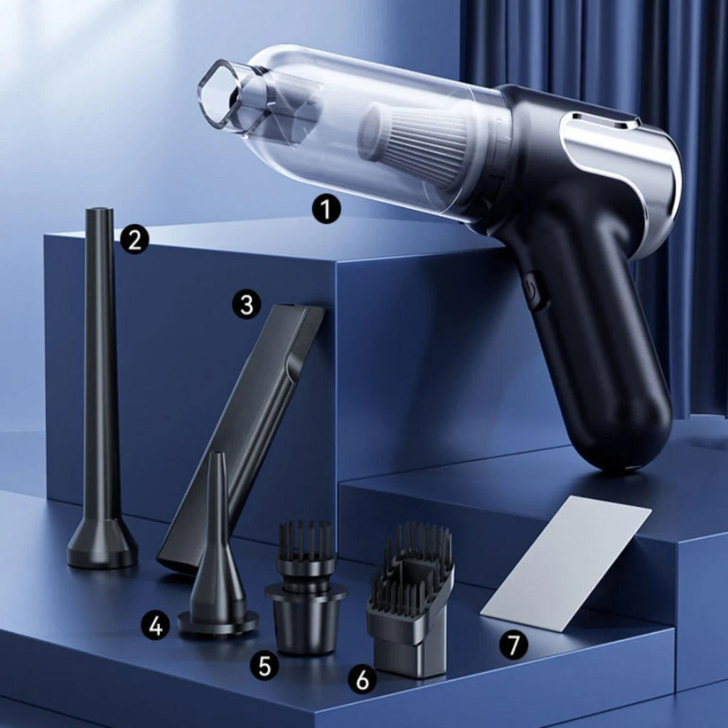 Cordless Handheld Vacuum, Strong Suction, Pet Hair Remover, Portable for Home & Auto