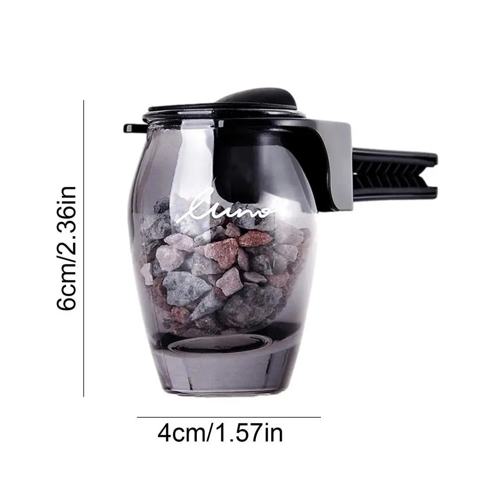 Car Air Freshener Vent Clip Refillable Vent Essential Oil Diffuser Vent Decor Aroma Diffuser with Zeolite for Car Coffee Shop