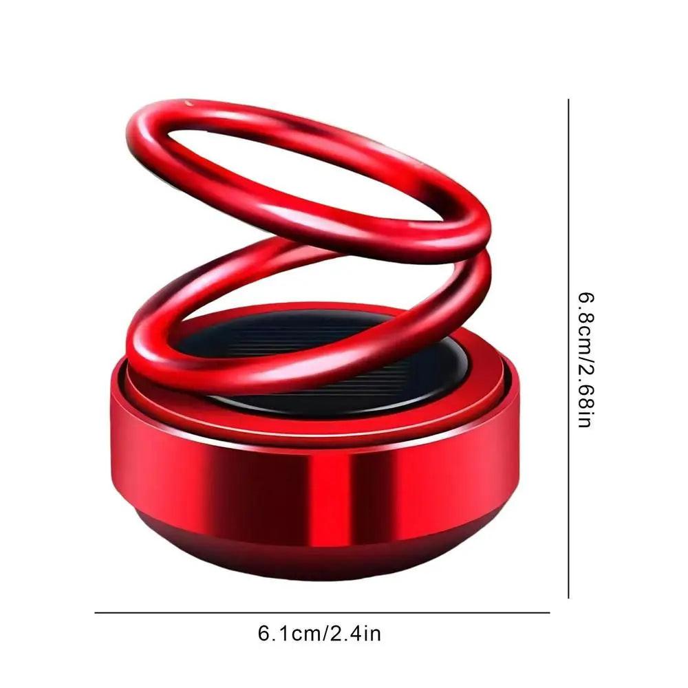 Car Rotating Perfume Ornaments Aromatherapy Car Air Fresheners Solar Powered Aroma Diffuser Car Decorations Accessories
