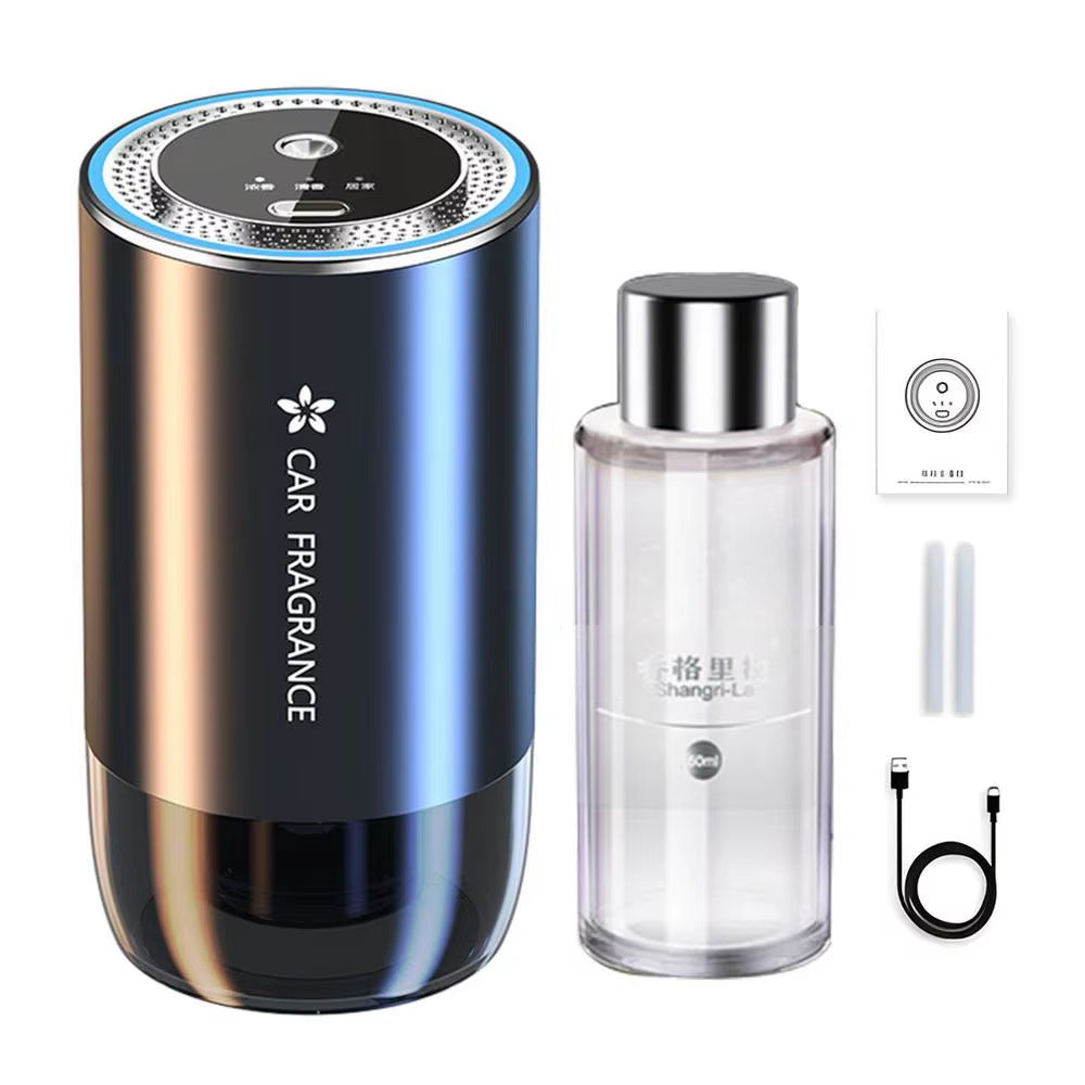 Car Diffuser Air Freshener Smart Car Air Diffusers Adjustable Concentration Car Fragrance Diffuser 50Ml Car Aromatherapy