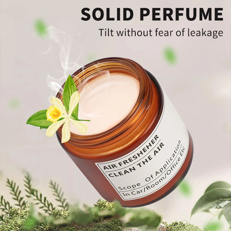 Car Air Freshener Car Cup Holder Aromatherapy Solid Balm Long-Lasting Car Perfume Car Gulong Perfume Car Interior Decorations