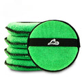 5Piece Microfiber Car Wax Applicator Pad Belt Design for Easy Control to Apply Wax and Polish Foam Sponge 5Inch
