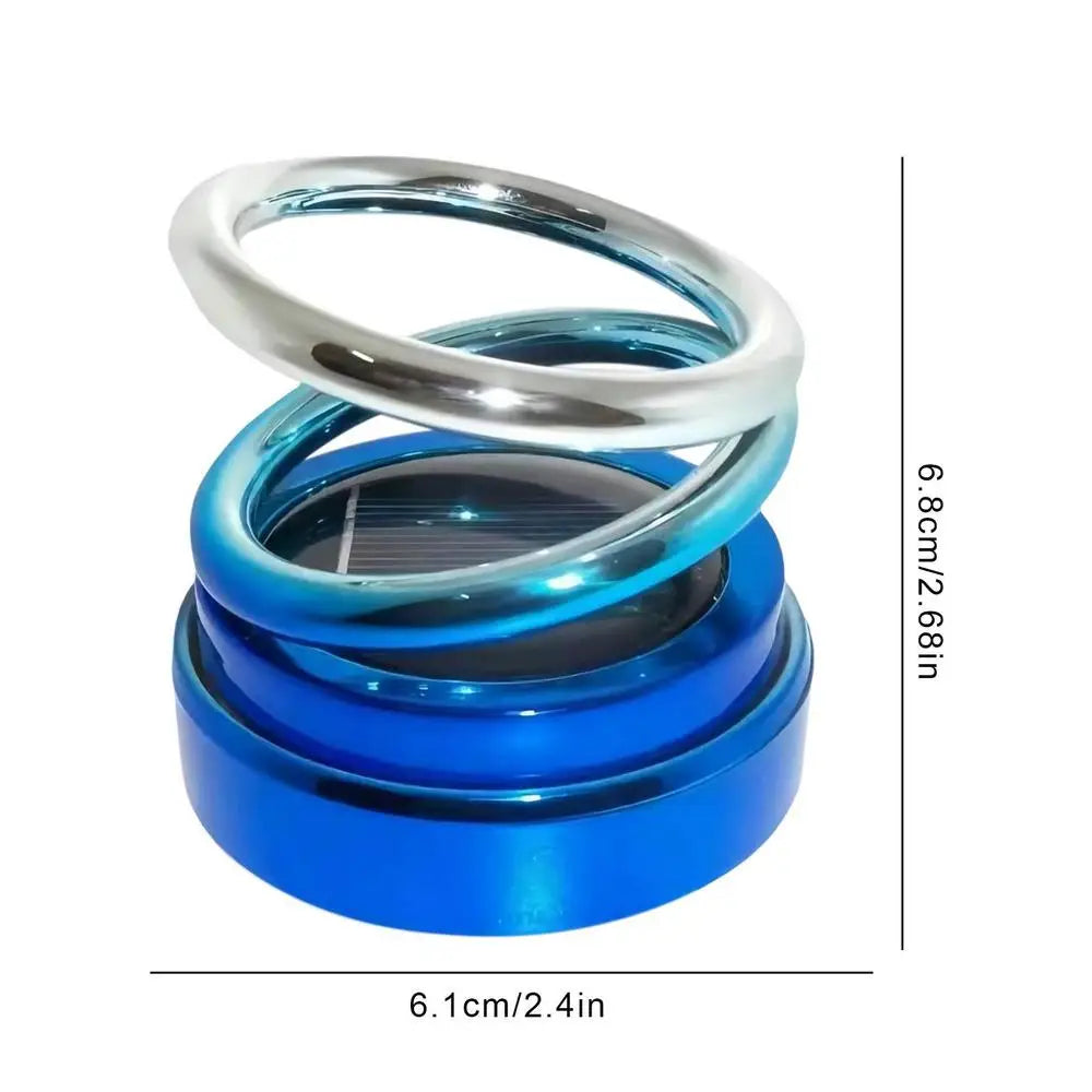 Car Rotating Perfume Ornaments Aromatherapy Car Air Fresheners Solar Powered Aroma Diffuser Car Decorations Accessories
