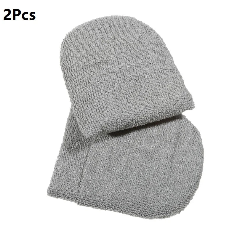 2/4/6Pcs Soft Microfiber Car Wax Applicator Mitts Polishing Sponge Wax Foam Car Wax Applicator Pad Car Detailing Cleaning Tools