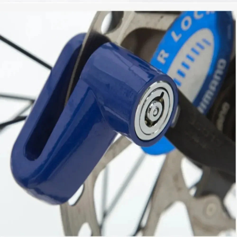 Anti-Theft Lock Electric Scooter Disc Brake Lock with Steel Wire Bicycle Mountain Bike Motorcycle Disc Lock Safety Theft Protec