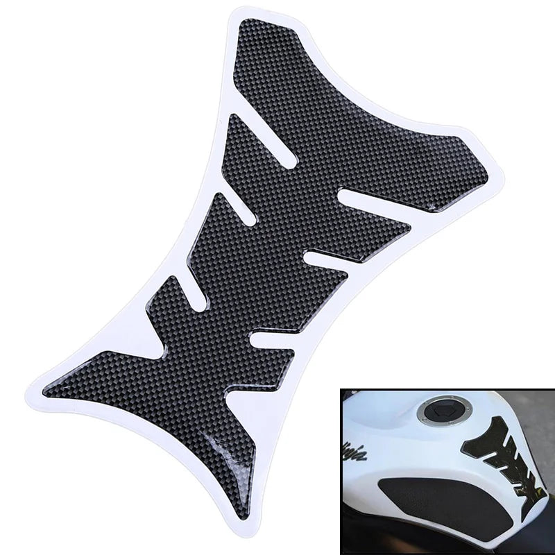 3D Carbon Fiber Fishbone Stickers Car Motorcycle Tank Pad Tankpad Protector for Motorcycle Universal Fishbone