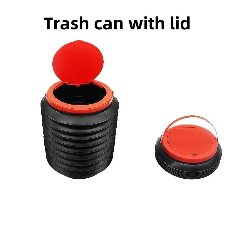 Car Trash Can Foldable Car Hanging inside Garbage Bucket Car Front Car Umbrella to Store Car Parts Car Accessories